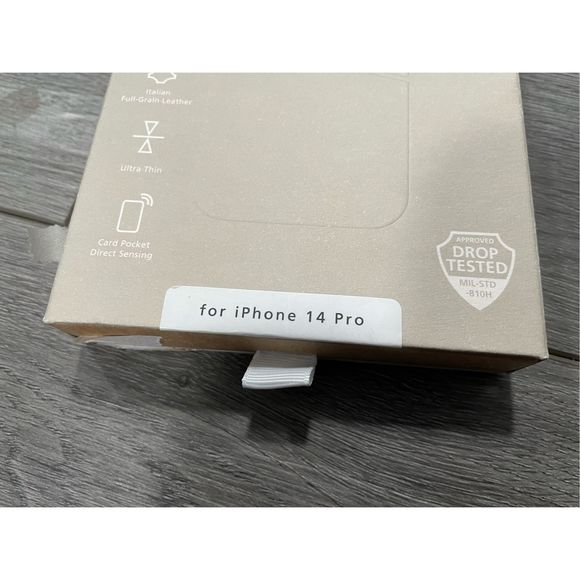 Alto Brown Black Premium Leather Case Compatible For iPhone 14 Pro 6.1 Inch - Picture 2 of 5